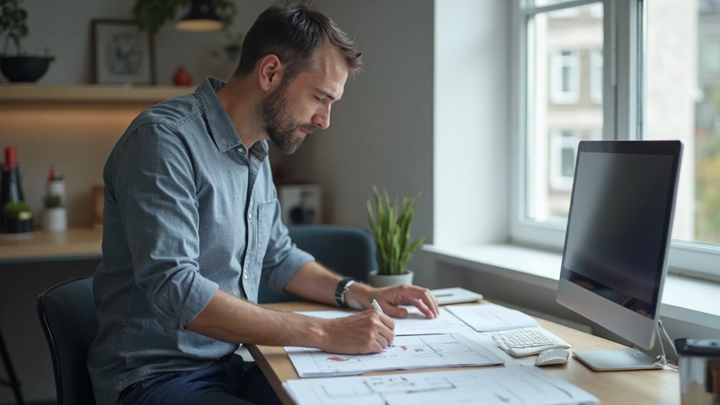 CMS-Website-Architektur mit verschiedenen Content-Typen und Kategorie-Strukturen dargestellt